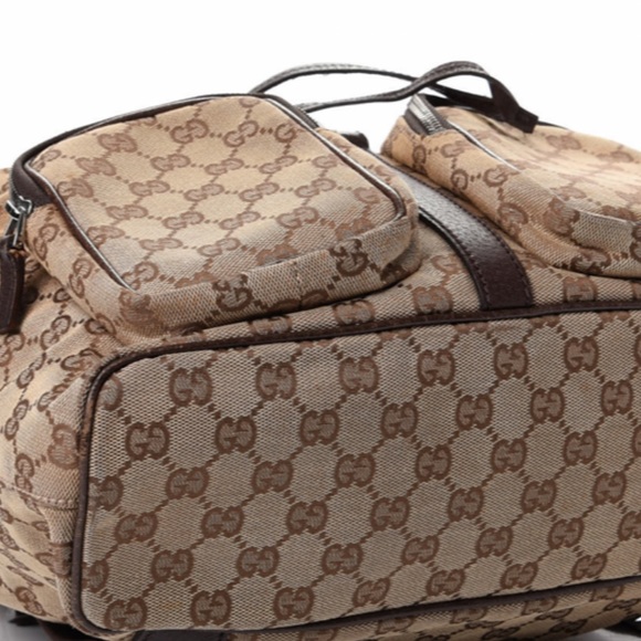 Authentic Gucci GG Backpack Brown - Picture 8 of 8